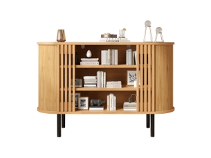 Meuble tv coloris naturel 120 cm MIVRAY   