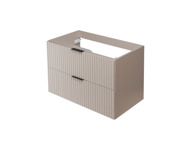 Meuble suspendu sous lavabo flow cachemire 80 cm - Conforama R