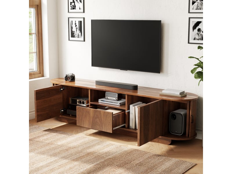  Lit coffre rembourré 90x200 cm en velours beige, tête de lit en forme de fleur, rangement hydraulique, éclairage led et cadre métallique  - Conforama D