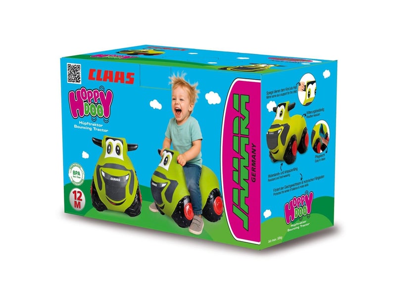 Claas tracteur rebondissante hoppydoo avec pompe 466010 - Conforama D