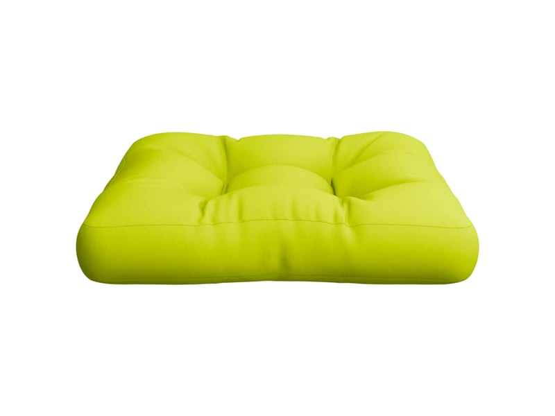  Coussin de palette, coussin de chaise, coussin de canapé vert brillant 60x60x12 cm tissu cf55500  - Conforama E