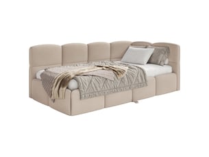 Lit 2 places 170x190 cm SELSEY Cloudy coloris beige