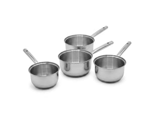 Lot de 4 casseroles 16182022 cm en inox fackelmann rhona