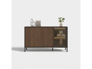 Buffet 3 porte(s)  AHD AMAZING HOME DESIGN  coloris multicolore