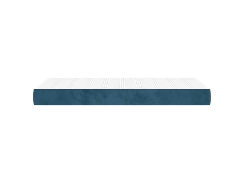  Matelas de lit à ressorts ensachés fermeté moyenne bleu foncé 100x200x20 cm  - Conforama D