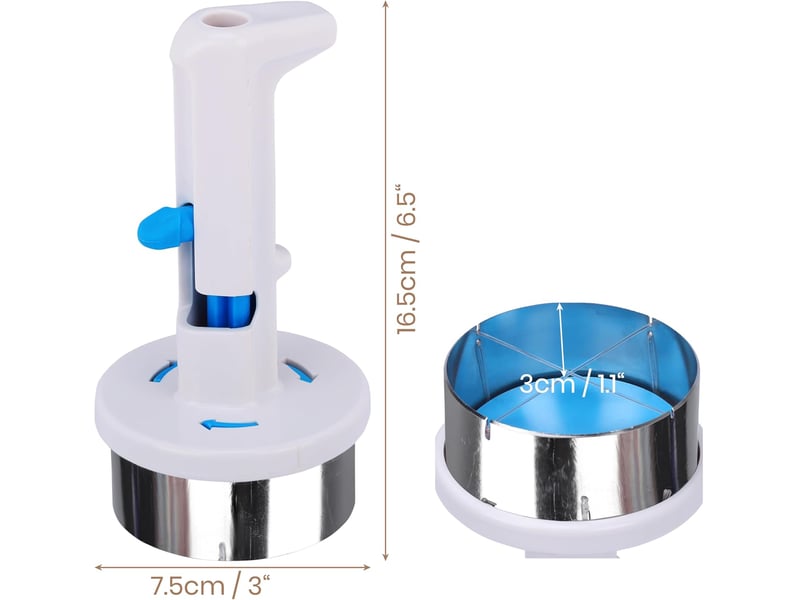  Cuillère à glace - cuillere a glace cylindrique pour fabrication de boule de glace - cuillère a cookie pour glace - ustensile en inox  - Conforama B