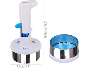 Cuillère à glace - cuillere a glace cylindrique pour fabrication de boule de glace - cuillère a cookie pour glace - ustensile en inox