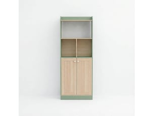 Bibliotheque coloris  bicolore  MIVRAY   - 30 cm x 161.2 cm