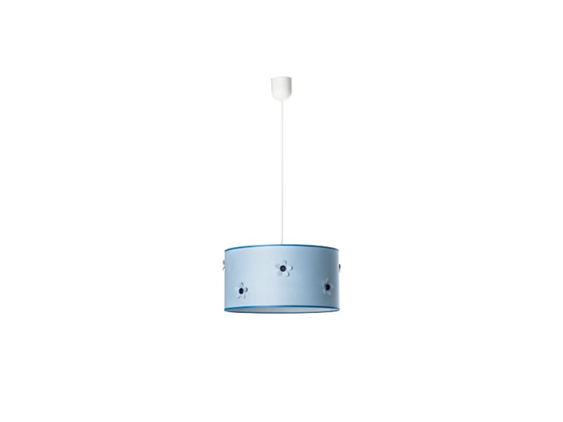  Suspension enfant fabrilamp boton bleu ciel 1xe27 hauteur réglable 35-75 cm ø35 cm 068993548 - Conforama A