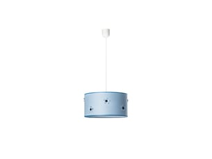 Suspension enfant fabrilamp boton bleu ciel 1xe27 hauteur réglable 35-75 cm ø35 cm