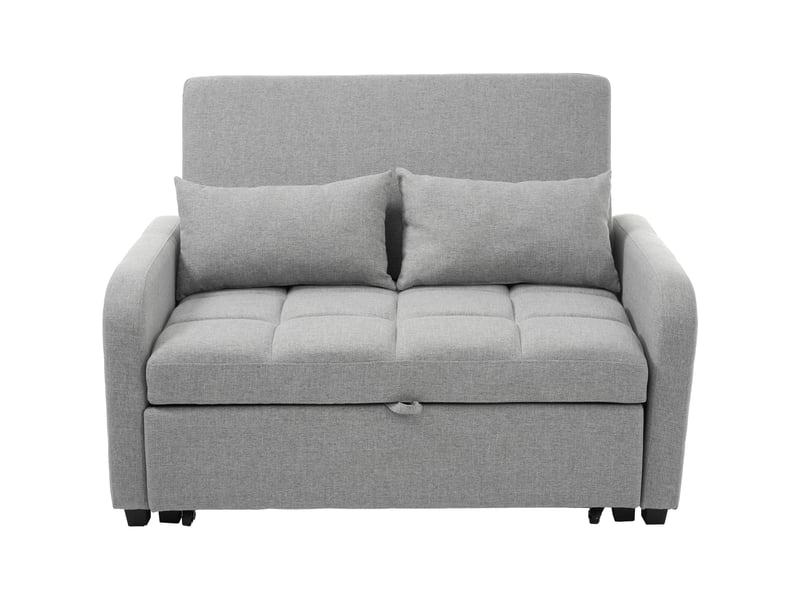  Canapé-lit convertible modenvie 2 places gris antique 127 x 75 cm dossier réglable  - Conforama A