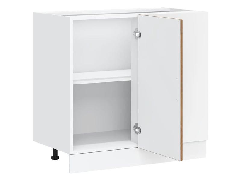  Meuble de rangement, meuble bas de cuisine vieux bois bois d'ingénierie  - Conforama E