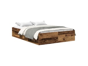Lit 2 places 120x190cm    coloris marron