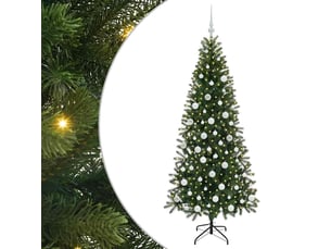 Sapin de noël artificiel, arbre de noël vert 180 cm pe et pvc shl7718