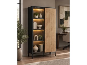 Vitrine coloris bicolore <strong>MEULVA</strong> <strong></strong> - 90 cmx135 cm