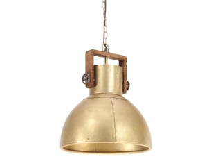 Lampe suspendue, suspension luminaire industrielle 25 w laiton rond 40 cm e27