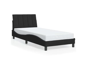 Lit simple 80x200 cm coloris noir