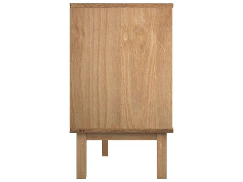 Commode, armoire à tiroirs bureau otta marron et gris 111x43x73,5 cm bois de pin massif  - Conforama E