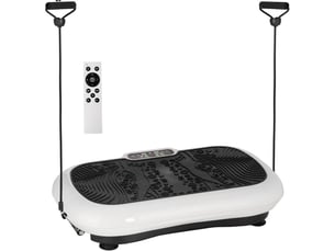 Plateforme vibrante 73x40x13 cm 99 niveaux 200 w blanche