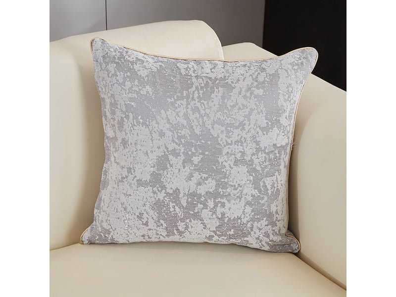  Coussin carré en tissu gris 45x45 cm  - Conforama B