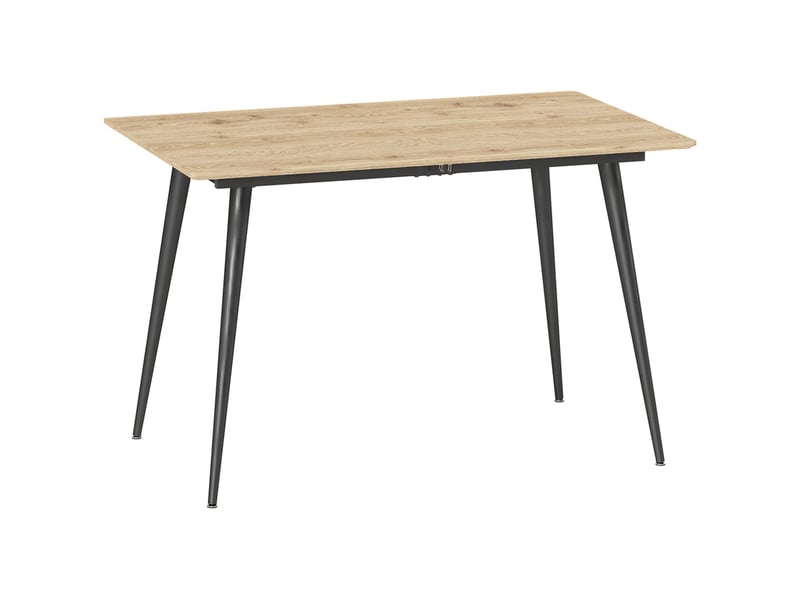  Table de salle à manger extensible avec rallonge dissimulée pour 6 à 8 personnes, style moderne, pour salle à manger  - Conforama A