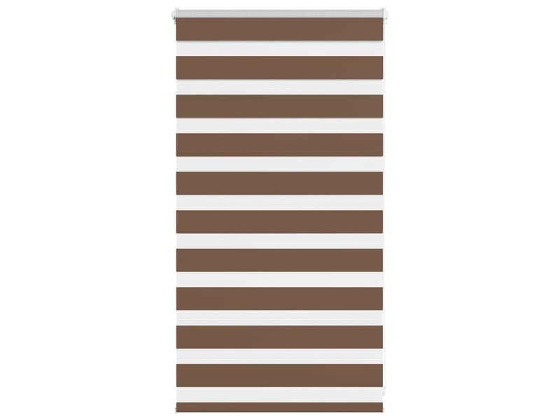  Store zèbre, store de fenêtre marron 75x100 cm largeur du tissu 70,9 cm polyester cf48727  - Conforama B