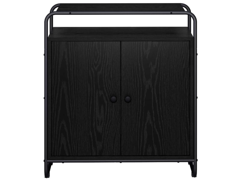  Buffet salon, buffet de rangement chêne noir 68x35x75 cm bois d'ingénierie shl40170  - Conforama D