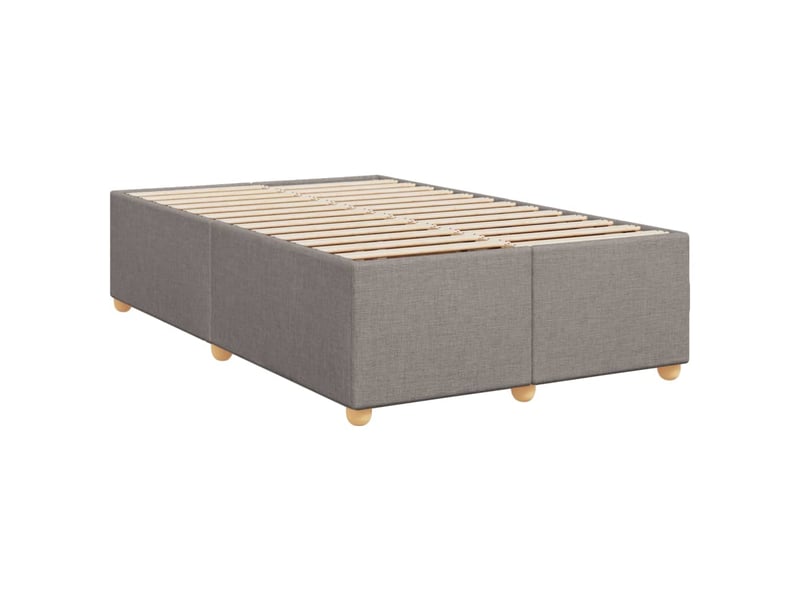  Lit double- lit adulte -  cadre de lit sans matelas taupe 120x190 cm tissu  - Conforama B