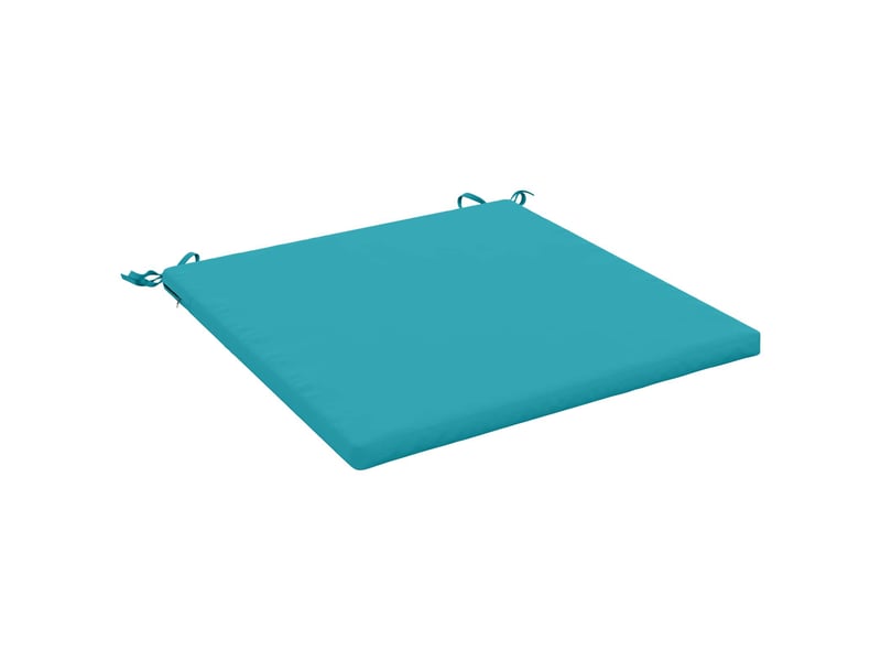 Coussin de siège, coussin d'assise 1 pièce soest 100 % polyester turquoise cf55718 - Conforama A