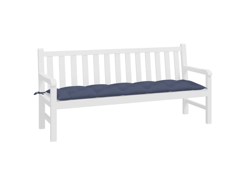  Coussin de banc de jardin, coussin d'assise bleu marine 180x50x7 cm tissu oxford cf52689  - Conforama C
