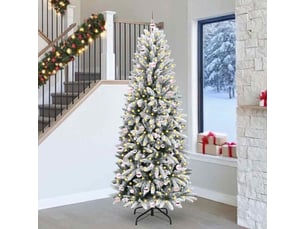 Sapin de noël - arbre de noël artificiel blanc 240 cm