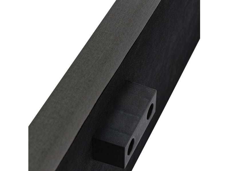  Lit coffre 160x200 gris en tissu avec tête de lit led, usb et type c, rangement pratique pour chambre moderne  - Conforama E
