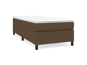 Lit simple 80x200 cm coloris marron