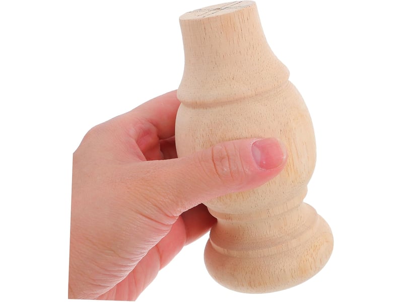  4pièces lot de ronds bois massif pour meubles brutes de rechange pour tables et canapés  - Conforama D