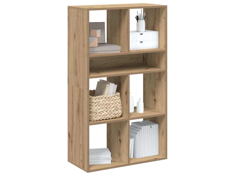  Bibliothèque, étagère de rangement chêne artisanal 66x31x112 cm bois d'ingénierie  - Conforama B