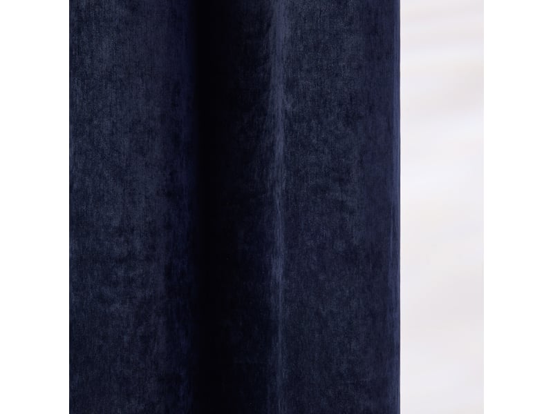Rideau en tissu chenille à l'effet velours gratté bazyl 21636 - Conforama D