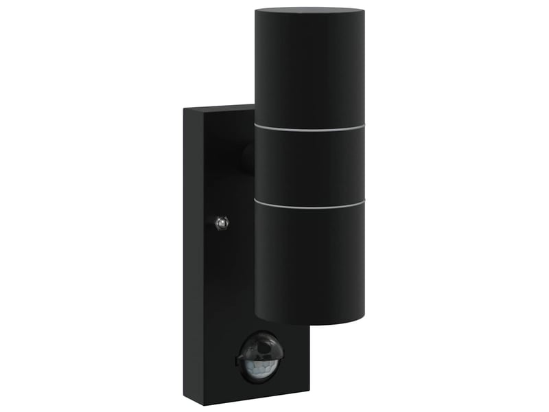 2 pièces applique murale extérieure noir 7x10x22 cm shl27366  - Conforama D