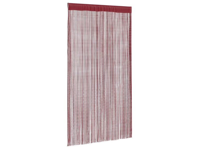  Lot de 2 rideaux en fils, rideau de porte 140 x 250 cm bordeaux cf43843  - Conforama C