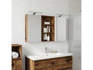 Ensemble de meubles de salle de bain 3 pcs 120x10.5x60.5 cm shl2732