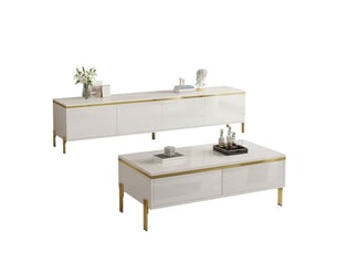 Meuble tv coloris blanc 170 cm <strong></strong>  <strong></strong>
