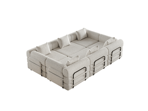 Deplimousse convertible 6 places <strong>STILVORA</strong> <strong></strong> kaki