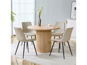 Ensemble table rond(e) 4 chaise(s)