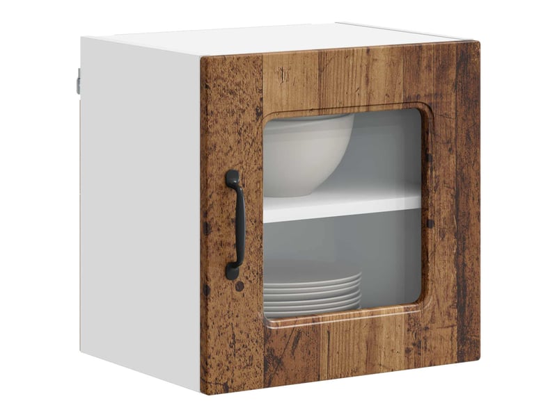 Meuble mural de cuisine | armoire de cuisine bois ancien 40x31x40cm shl4678  - Conforama C