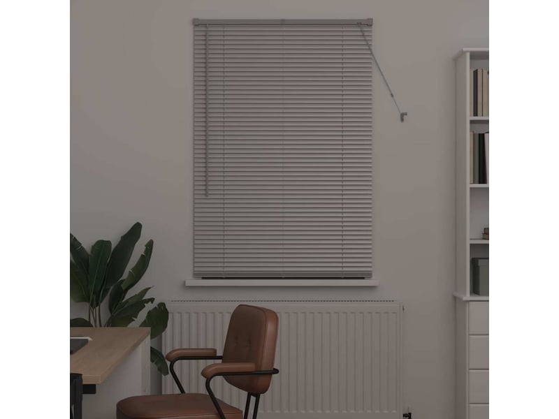  Store vénitien, store de fenêtre argenté 175 x 90 cm 25 mm aluminium cf47583  - Conforama C