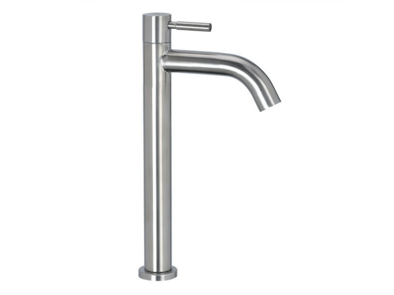  Robinet de lavabo en acier inoxydable – levier unique eau froide salle de bain  - Conforama A