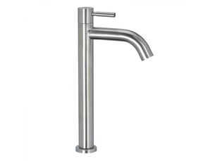 Robinet de lavabo en acier inoxydable – levier unique eau froide salle de bain