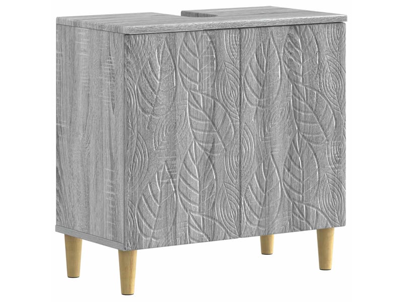 Ensemble de meuble de salle de bain 3 pièces delft sonoma gris cf63393 - Conforama D
