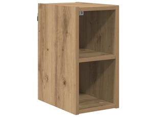 Meuble de rangement cuisine, armoire suspendue chêne artisanal 20x29,5x40cm
