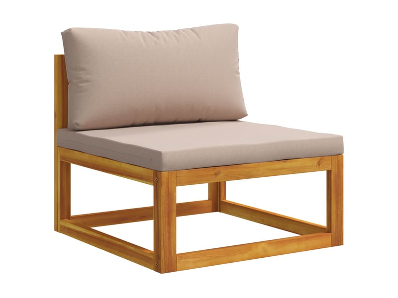  Canapé de salon, sofa, canapé d'angle avec coussins 100 % polyester acacia massif cf23006  - Conforama C