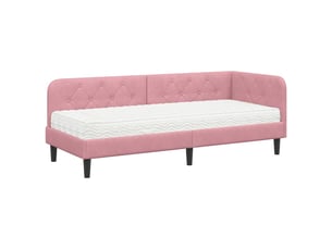 Lit simple 80x200 cm coloris rose
